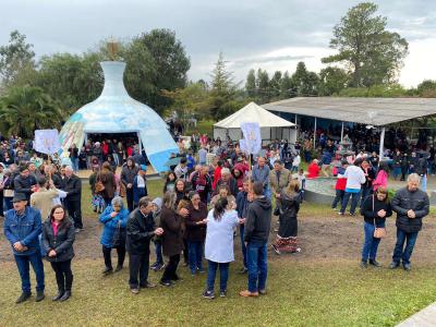 Missa em louvor ao Bom Jesus em Campo Mendes teve o PÃ¡roco SebastiÃ£o presidindo com liturgia da RÃ¡dio Campo Aberto